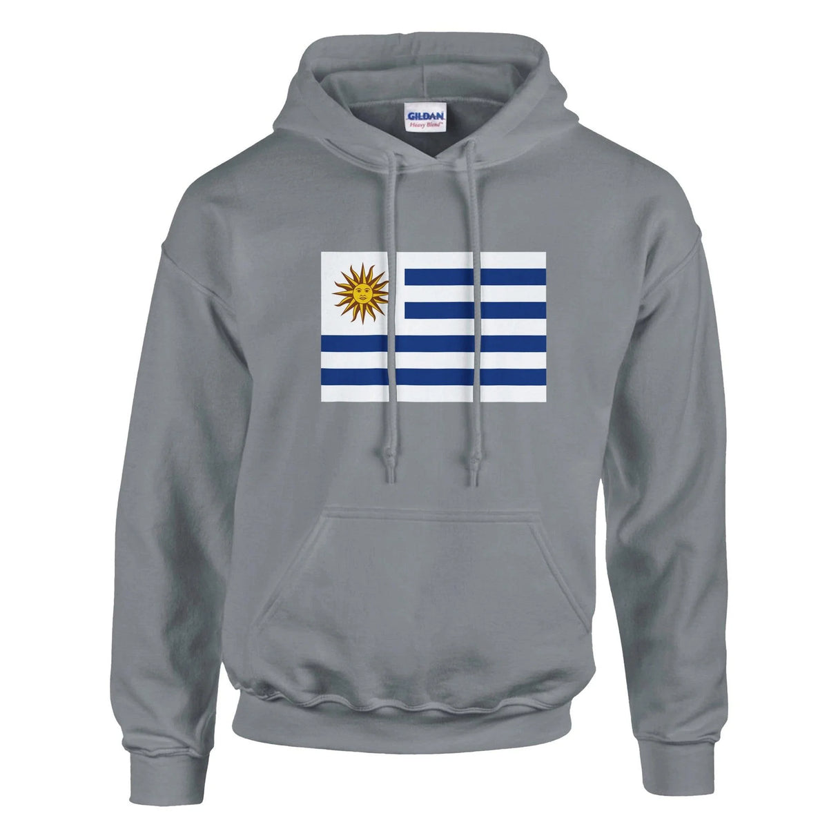 Sweat à capuche uruguay coton mélangé broderie durable