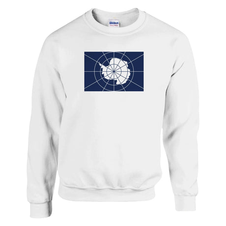 Sweat-shirt antarctique officiel coton mélangé brodé