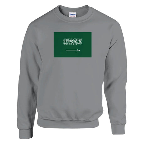Sweat-shirt arabie saoudite coton mélangé imprimé durable