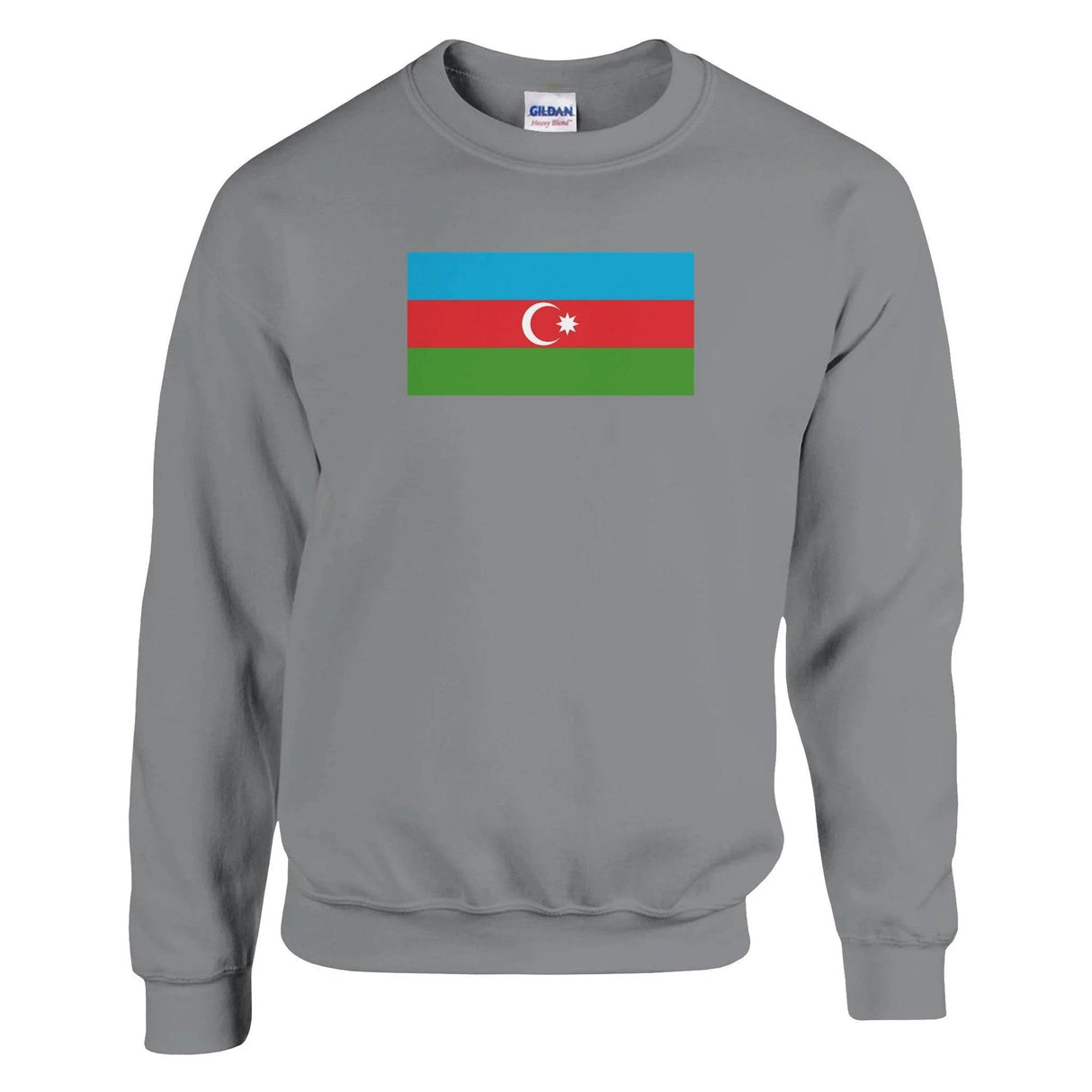 Sweat-shirt azerbaïdjan coton mélangé brodé couleurs