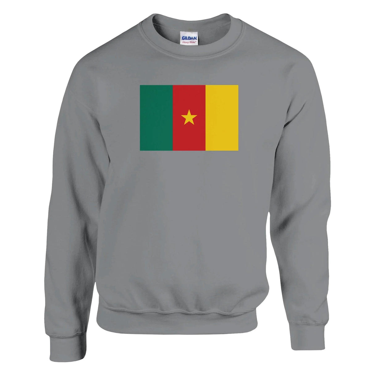 Sweat-shirt cameroun coton mélangé brodé doux confortable