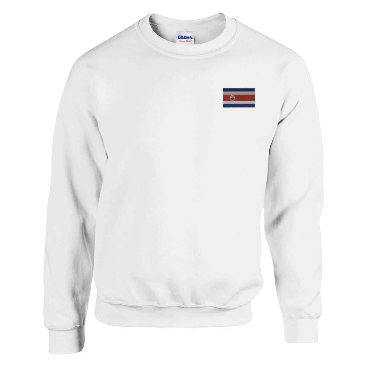 Sweat-shirt costa rica coton mélangé broderie couleur