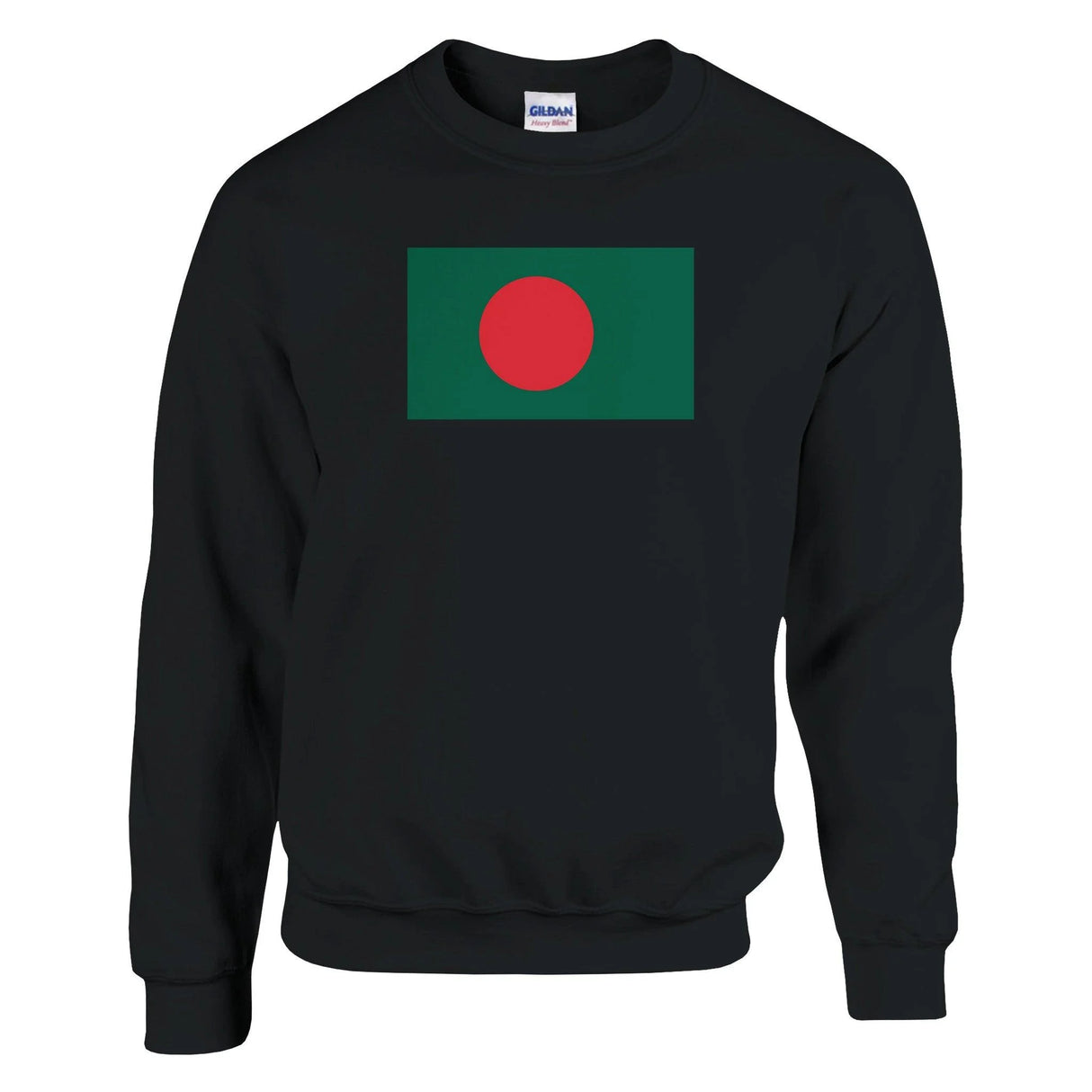 Sweat-shirt drapeau bangladesh coton mélangé brodé doux
