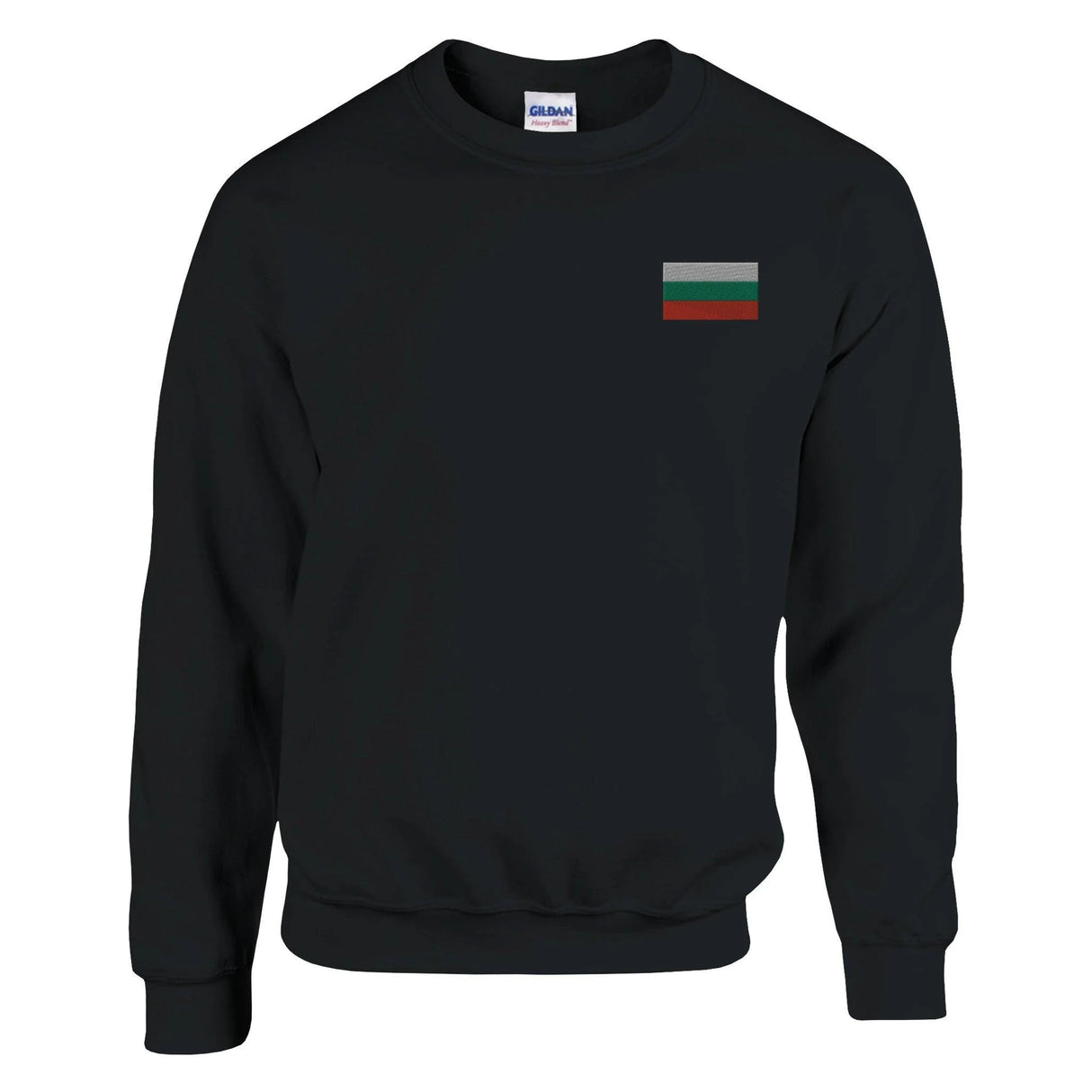 Sweat-shirt drapeau bulgarie broderie couleur mélange doux