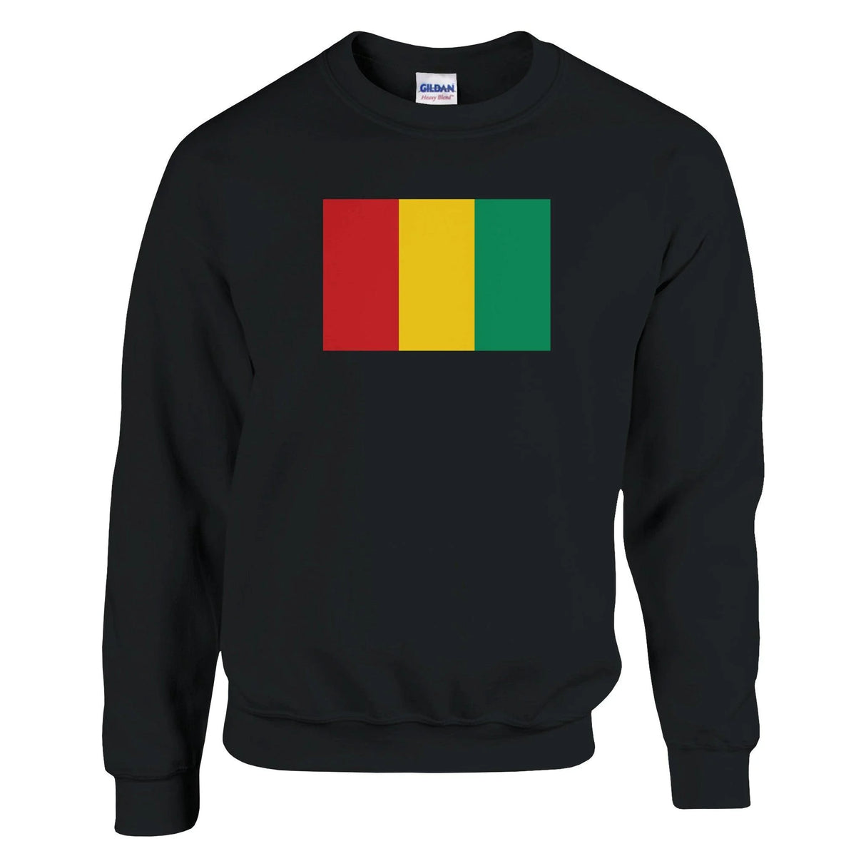 Sweat-shirt drapeau guinée coton mélangé broderie