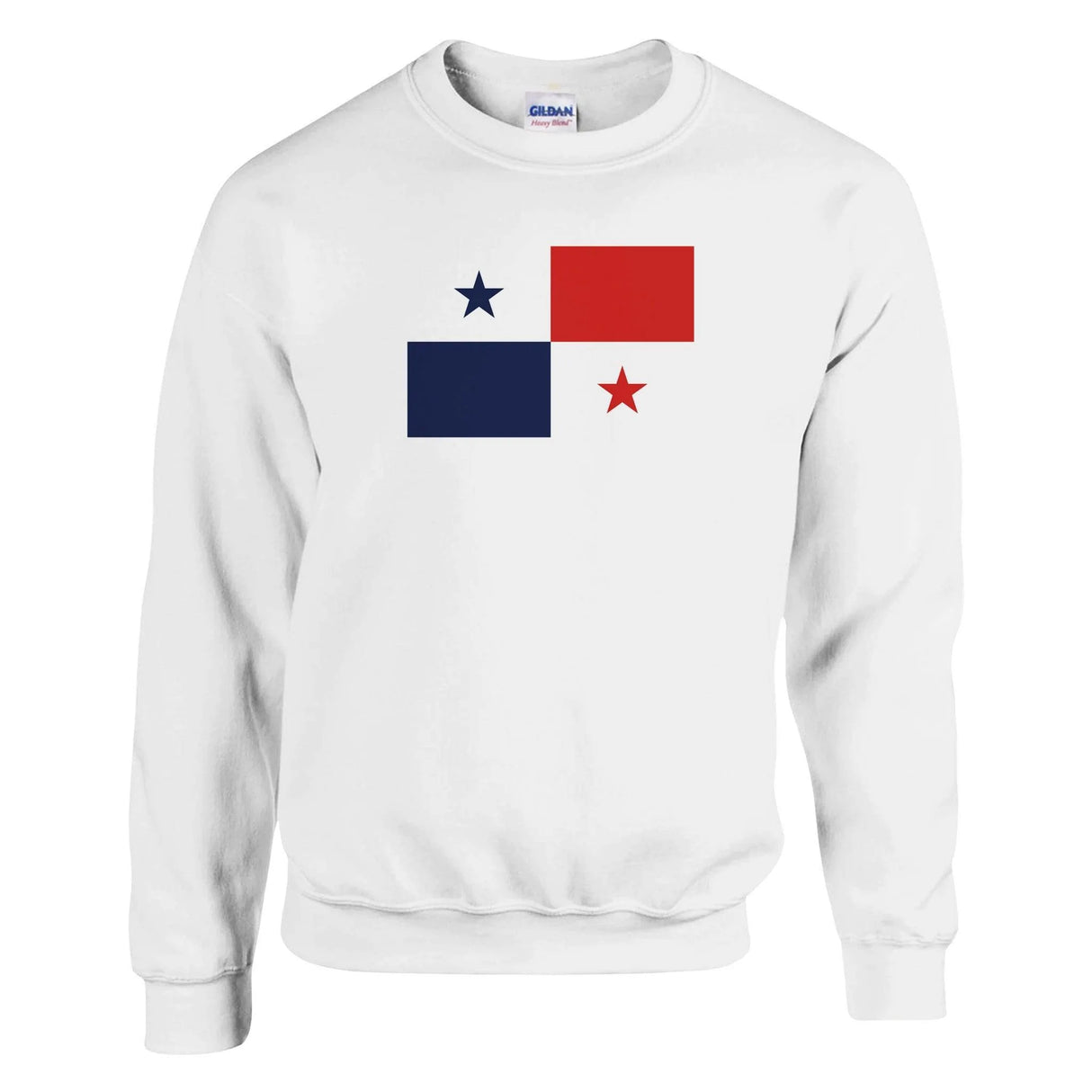 Sweat-shirt drapeau panama coton mélangé brodé doux