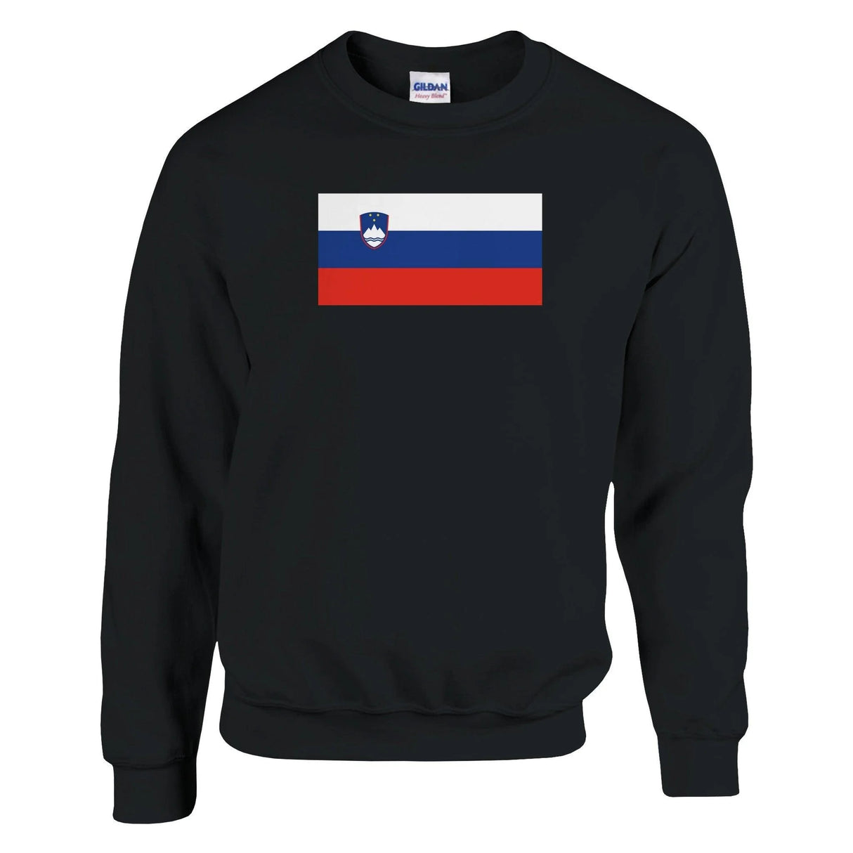 Sweat-shirt drapeau slovénie coton mélangé brodé doux