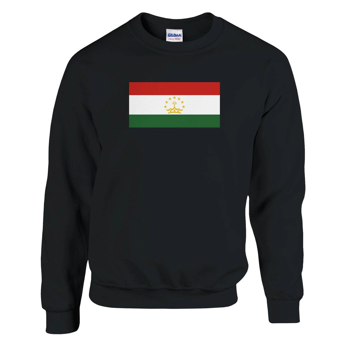 Sweat-shirt drapeau tadjikistan coton mélangé brodé