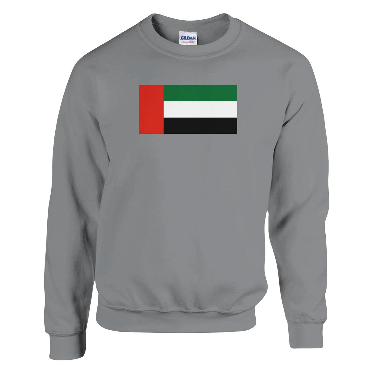 Sweat-shirt émirats arabes unis coton mélangé brodé