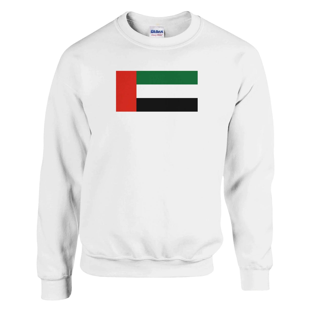 Sweat-shirt émirats arabes unis coton mélangé brodé