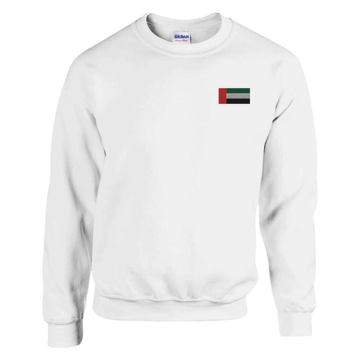 Sweat-shirt émirats arabes unis coton mélangé broderie