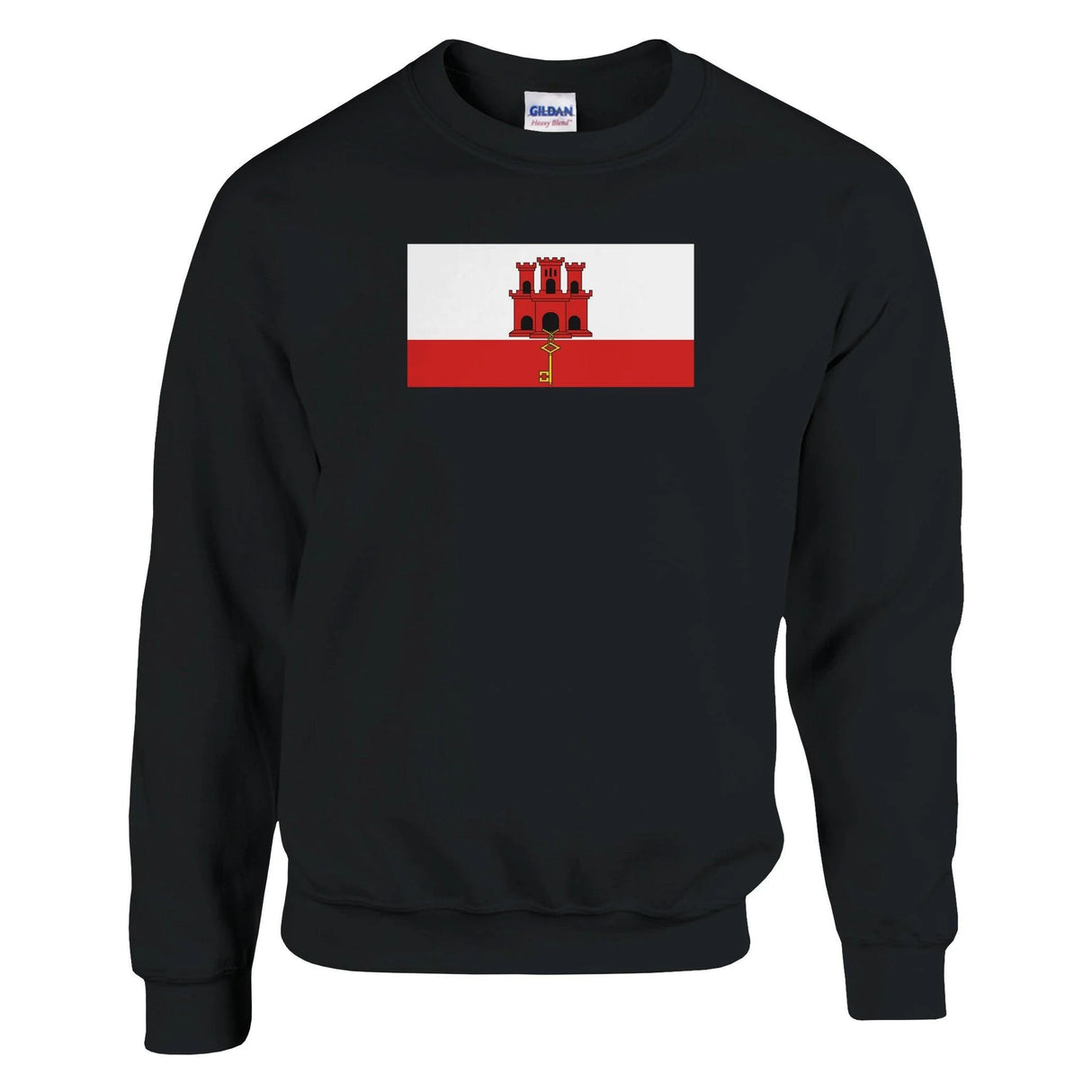 Sweat-shirt gibraltar brodé coton mélangé couleur douce