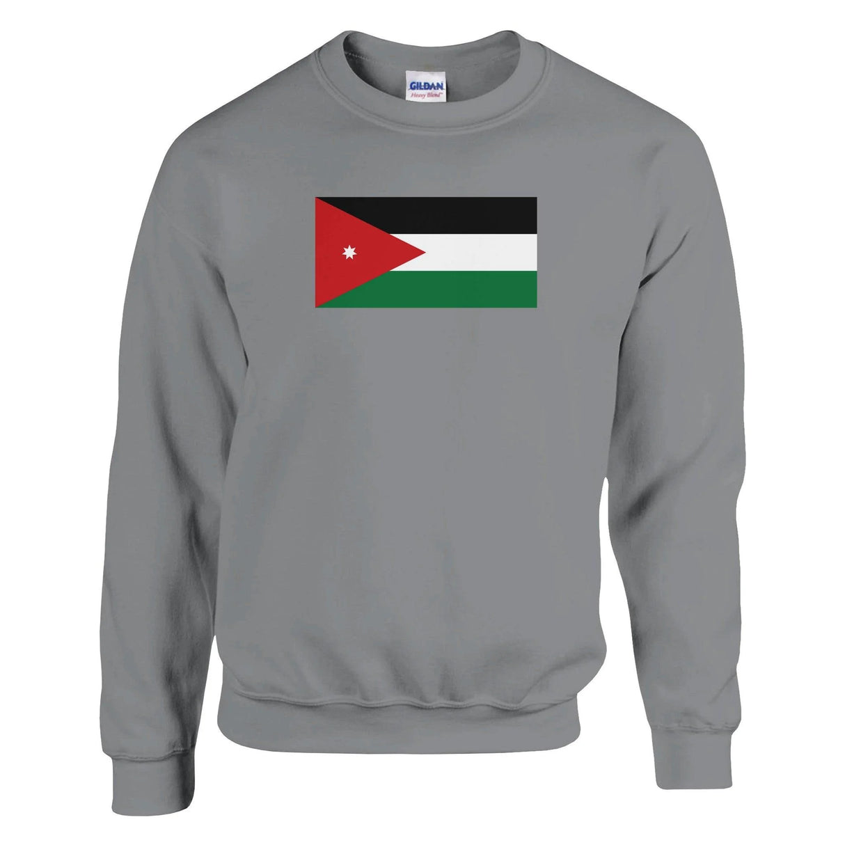 Sweat-shirt jordanie coton mélangé brodé couleur douce
