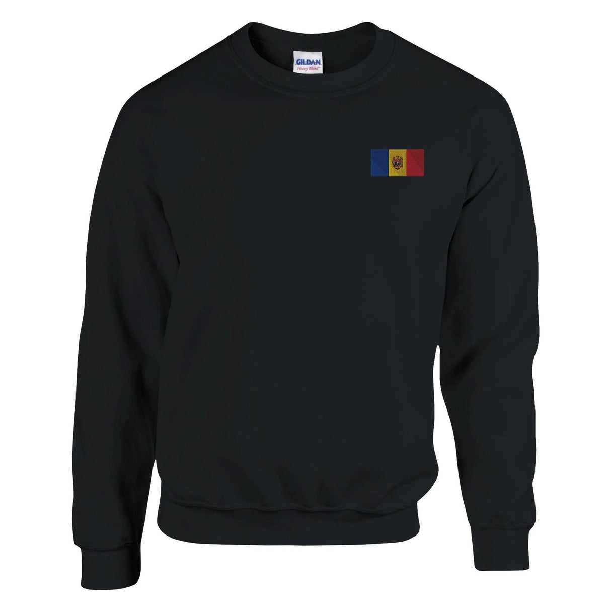 Sweat-shirt moldavie broderie couleur coton mélangé doux
