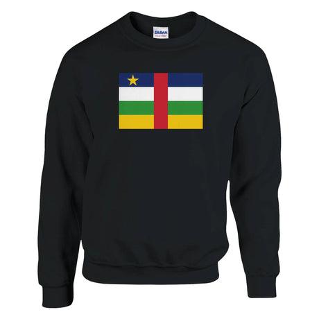 Sweat-shirt république centrafricaine coton mélangé brodé