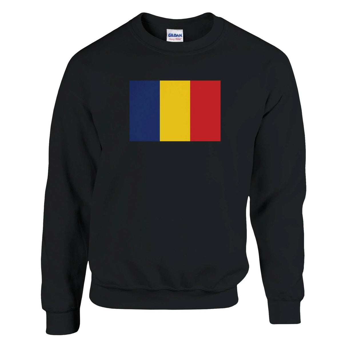Sweat-shirt roumanie coton mélangé imprimé brodé doux