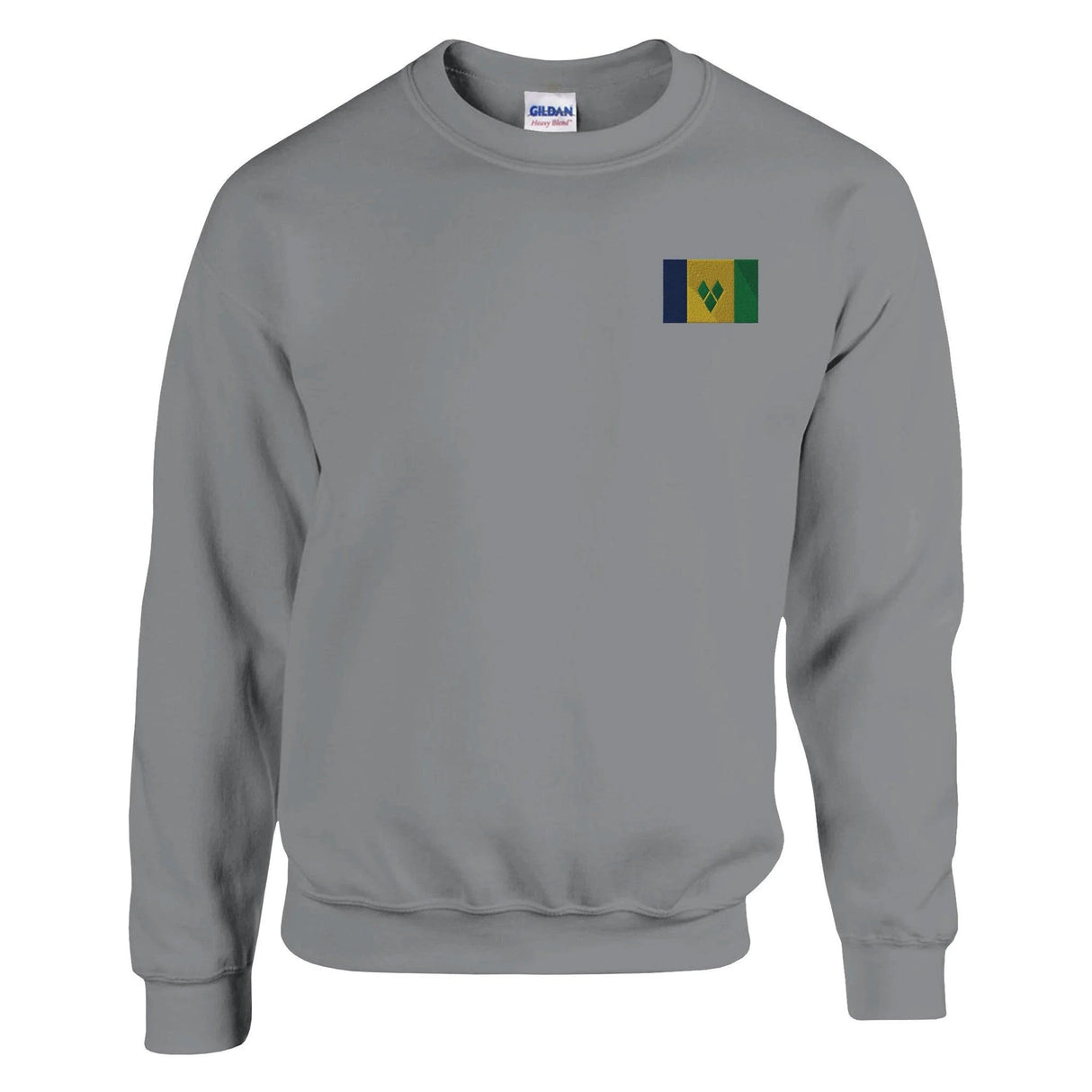 Sweat-shirt saint-vincent-et-les-grenadines broderie coton