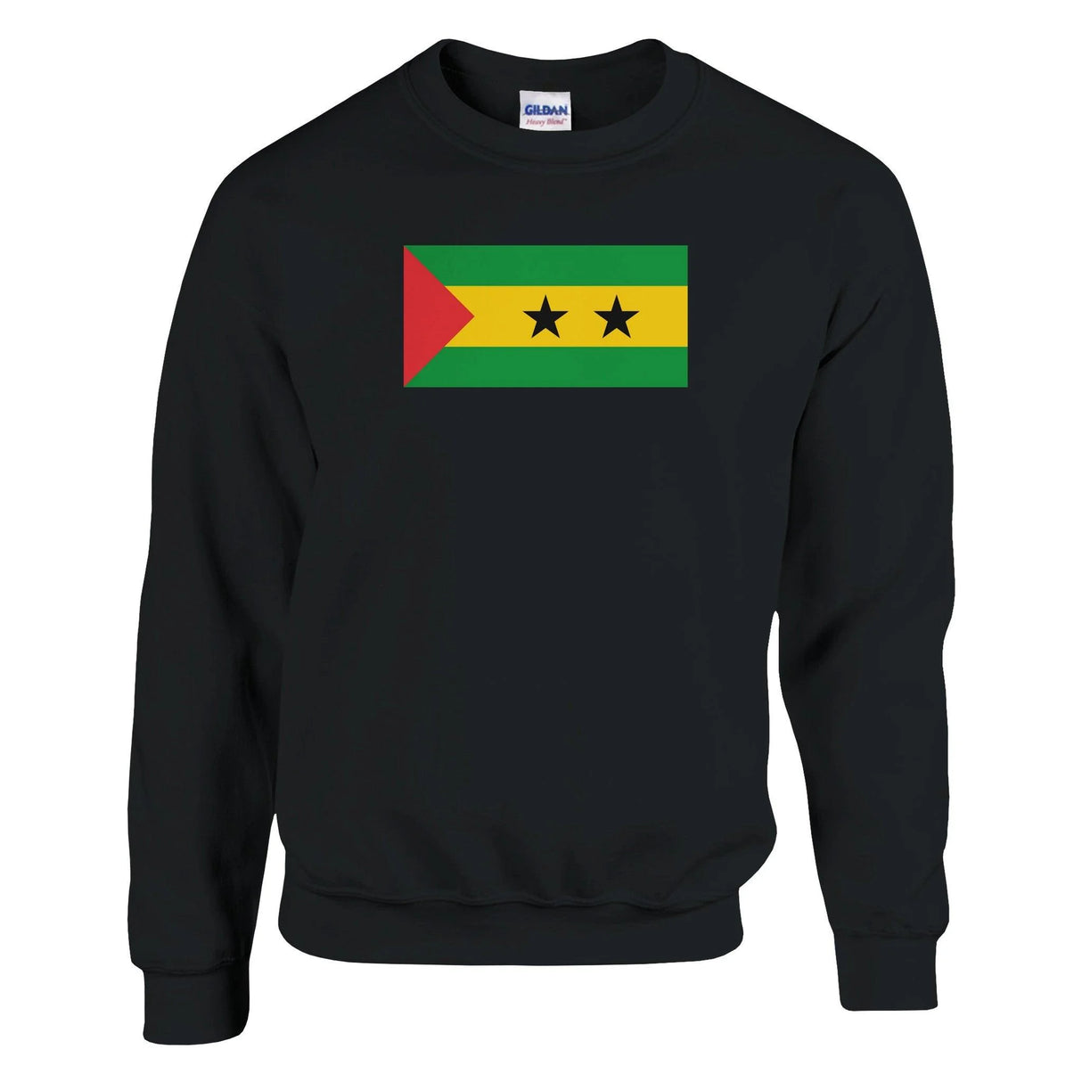 Sweat-shirt sao tomé-et-principe coton mélangé brodé