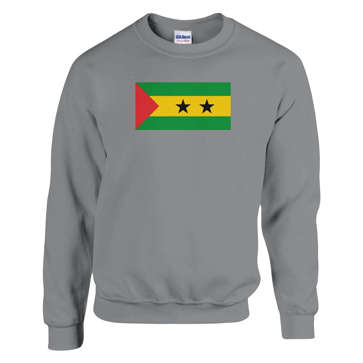 Sweat-shirt sao tomé-et-principe coton mélangé brodé