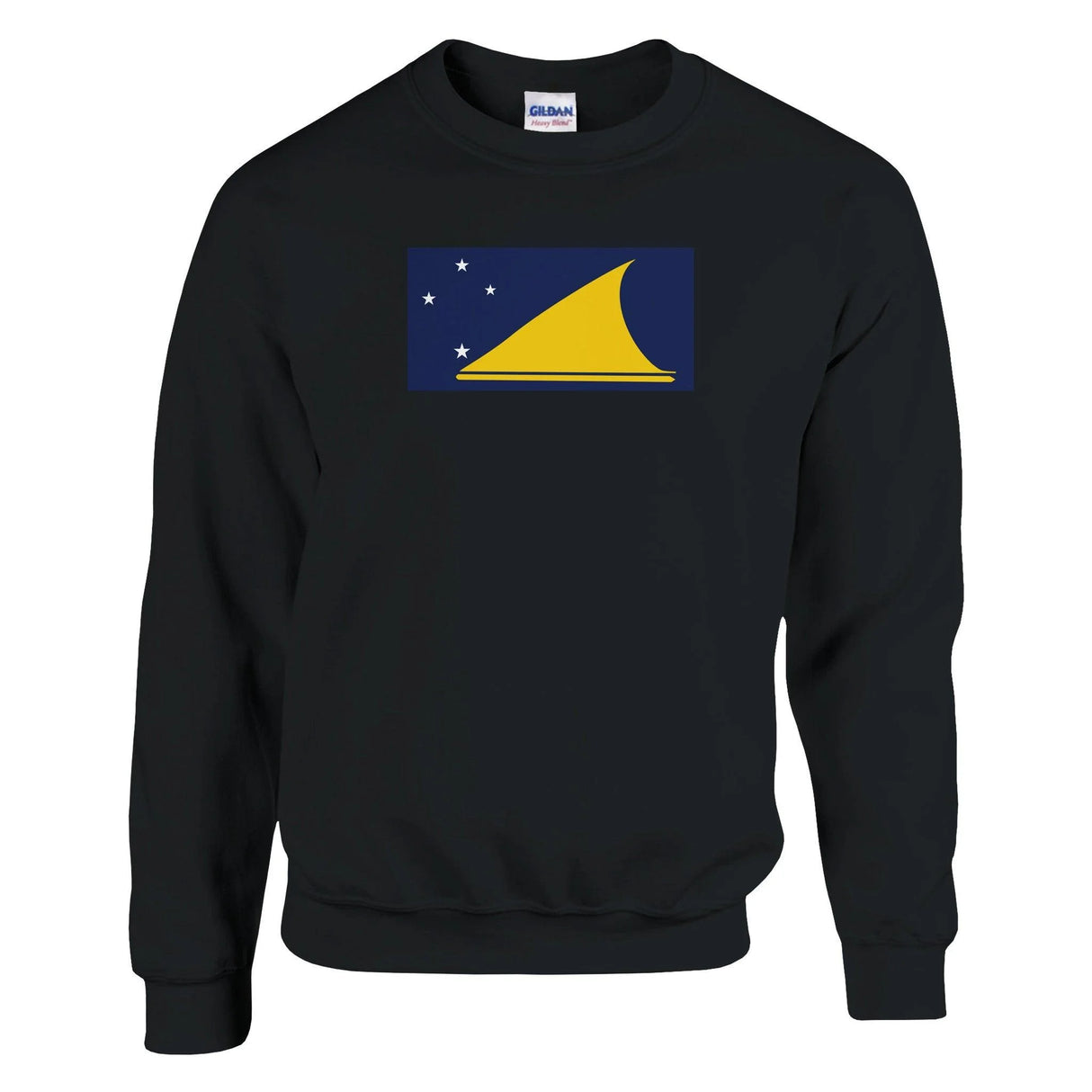 Sweat-shirt tokelau coton mélangé brodé couleur douce
