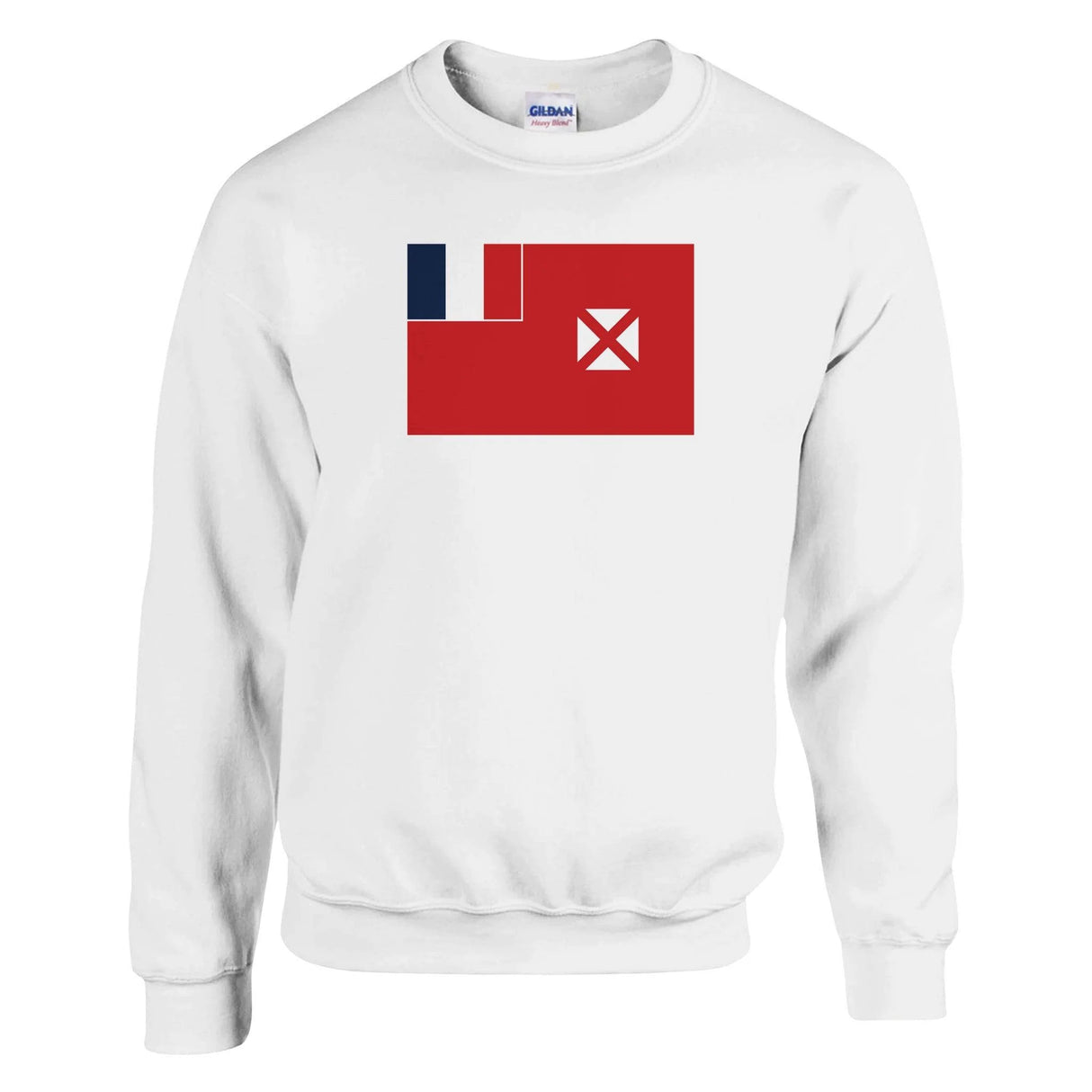 Sweat-shirt wallis-et-futuna coton mélangé brodé doux
