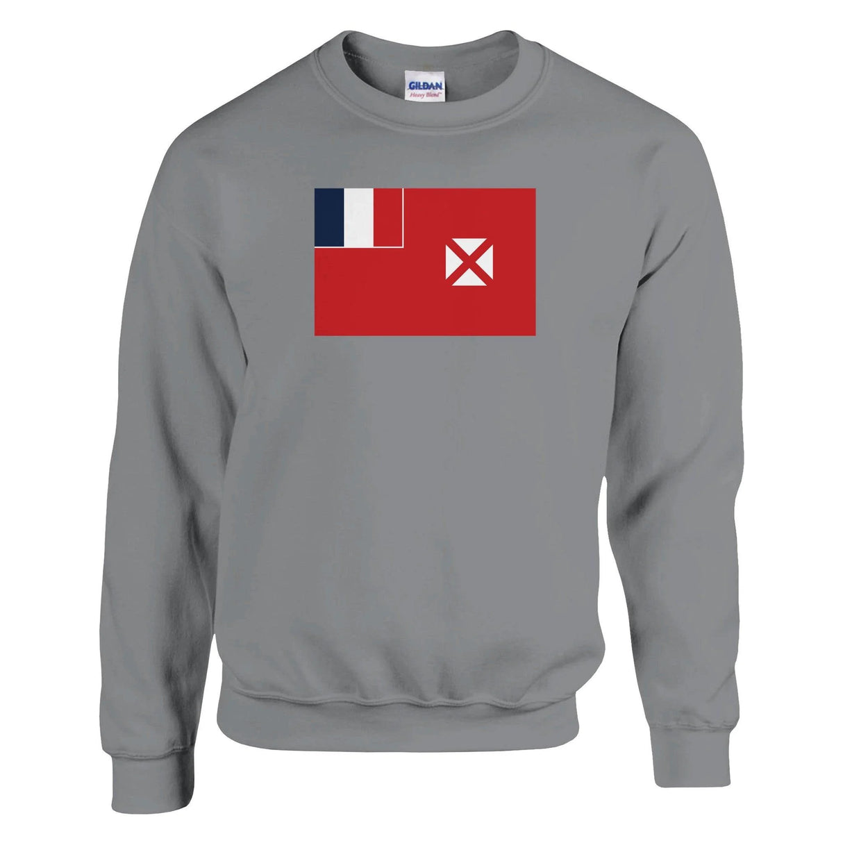 Sweat-shirt wallis-et-futuna coton mélangé brodé doux
