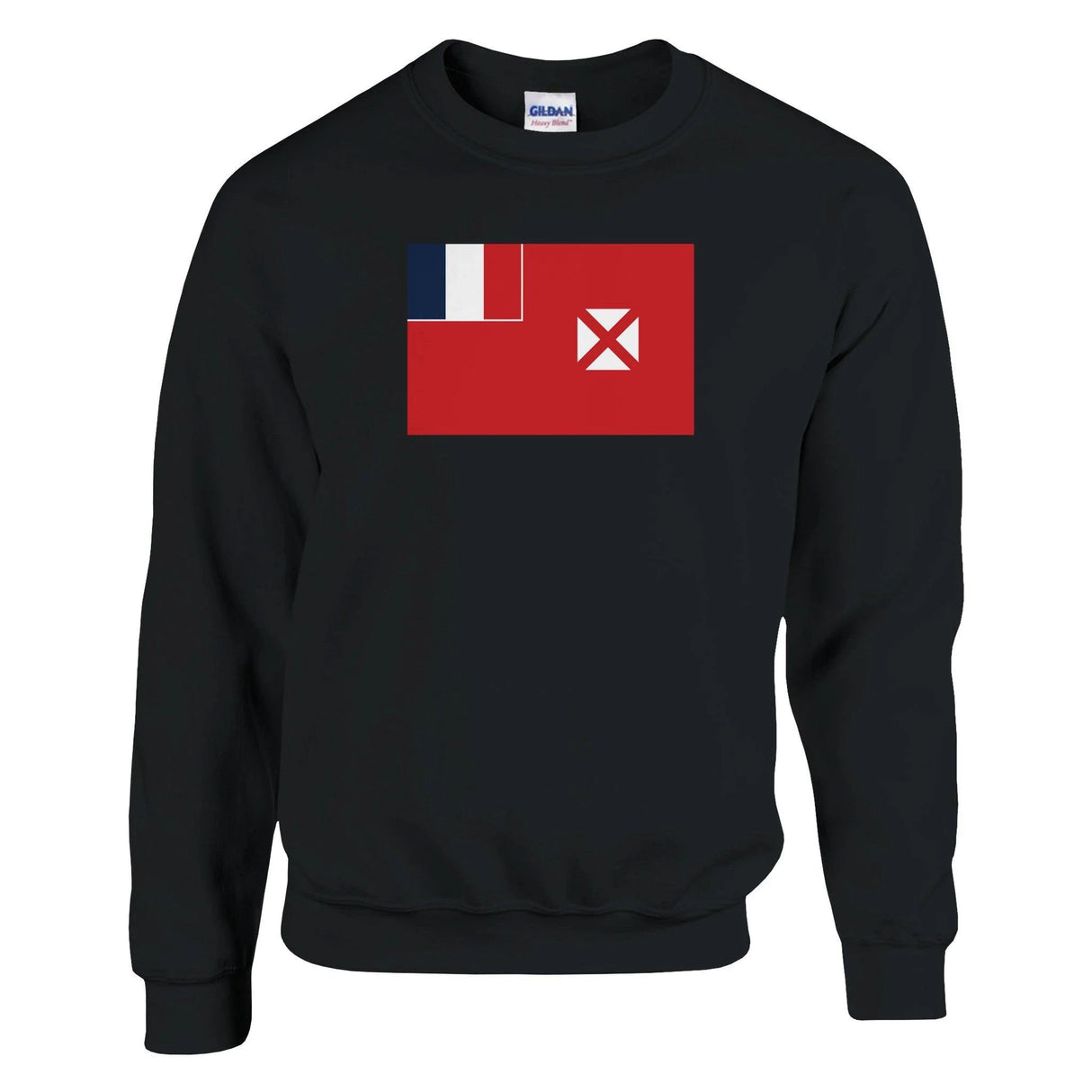 Sweat-shirt wallis-et-futuna coton mélangé brodé doux