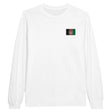 T-shirt à manches longues afghanistan coton broderie couleur