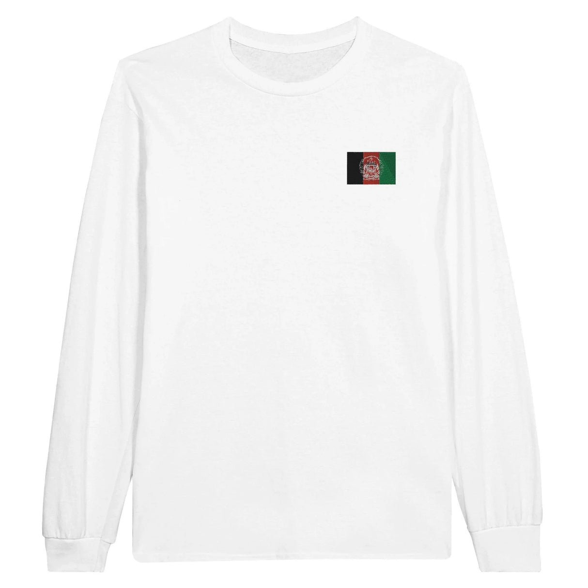 T-shirt à manches longues afghanistan coton broderie couleur