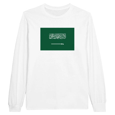 T-shirt à manches longues arabie saoudite coton mélangé