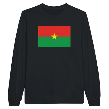 T-shirt à manches longues burkina faso coton mélangé imprimé