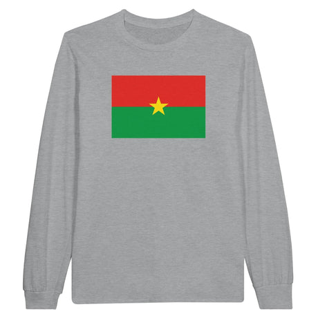 T-shirt à manches longues burkina faso coton mélangé imprimé