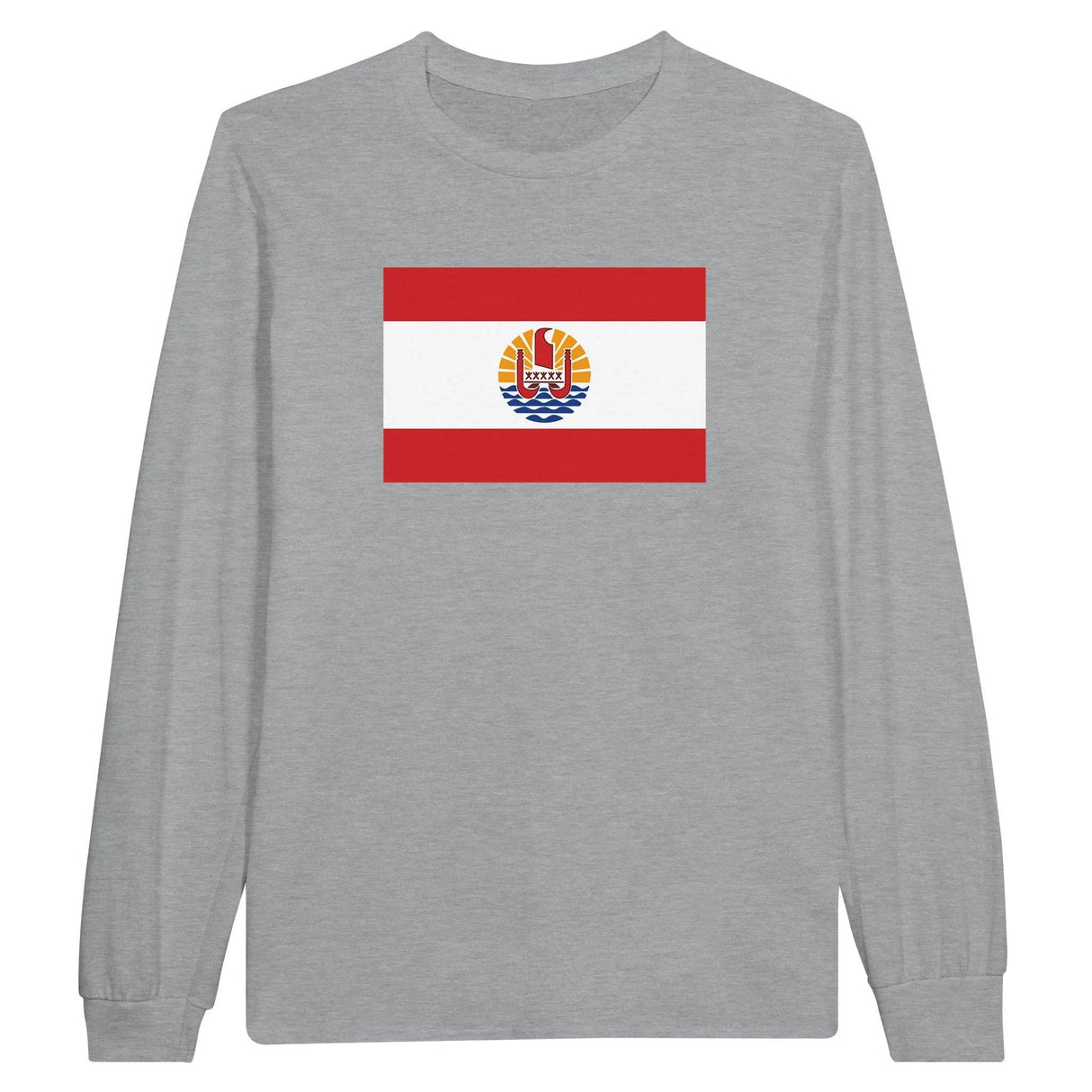 T-shirt à manches longues polynésie française coton mélangé