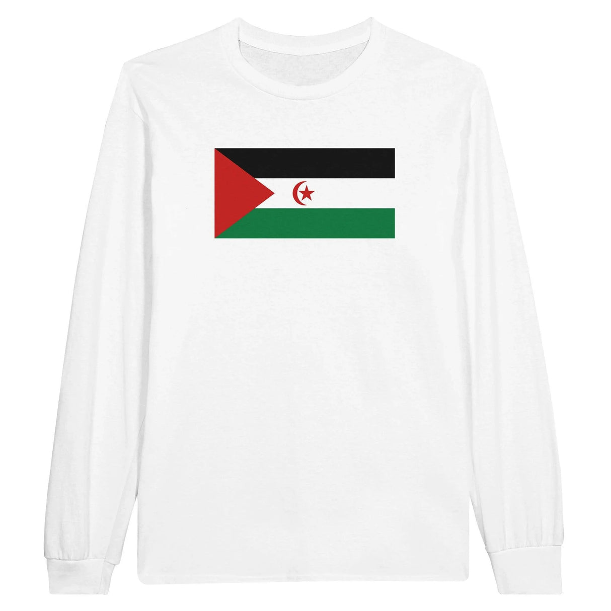 T-shirt à manches longues république arabe sahraouie coton