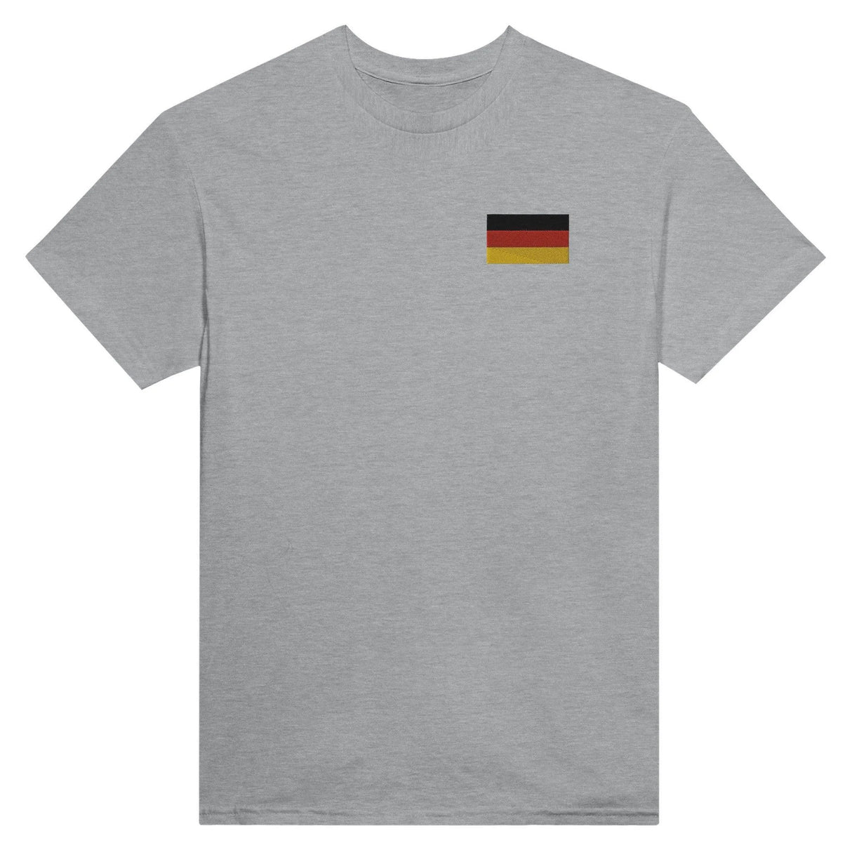 T-shirt allemagne broderie couleur coton épais manches longues