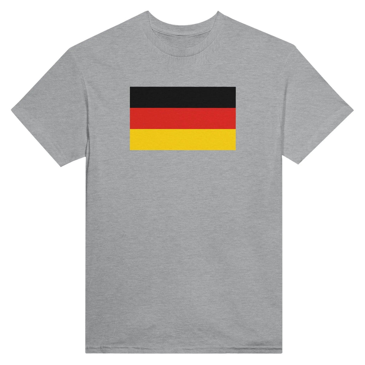 T-shirt drapeau allemagne brodé en coton mélangé manches longues