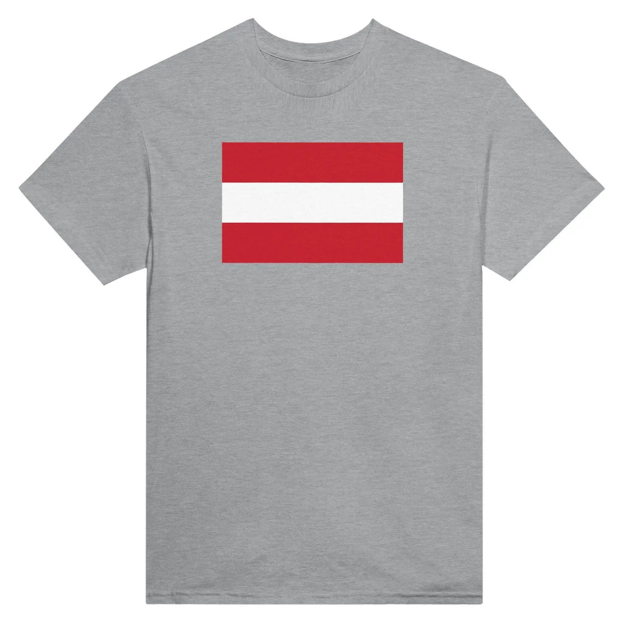 T-shirt drapeau autriche brodé coton mélangé élégant