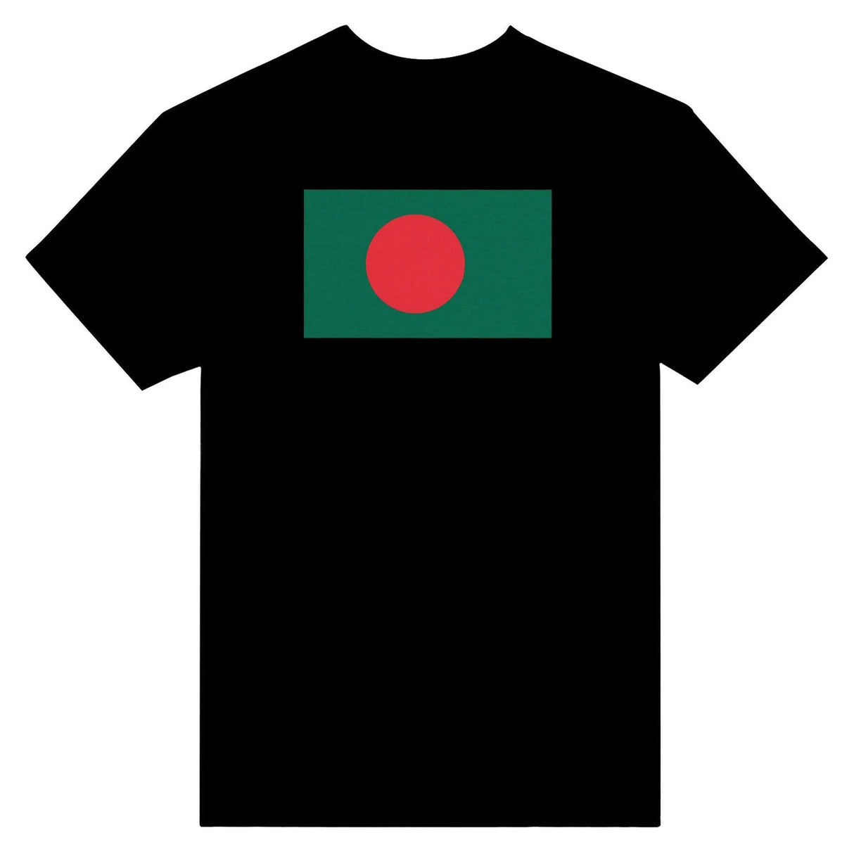 T-shirt drapeau bangladesh brodé coton mélangé élégant