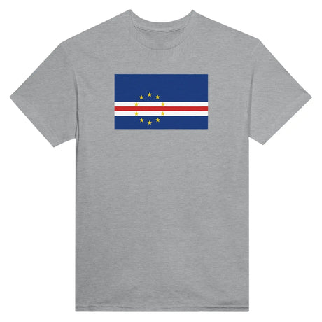 T-shirt drapeau cap-vert coton mélangé brodé élégant