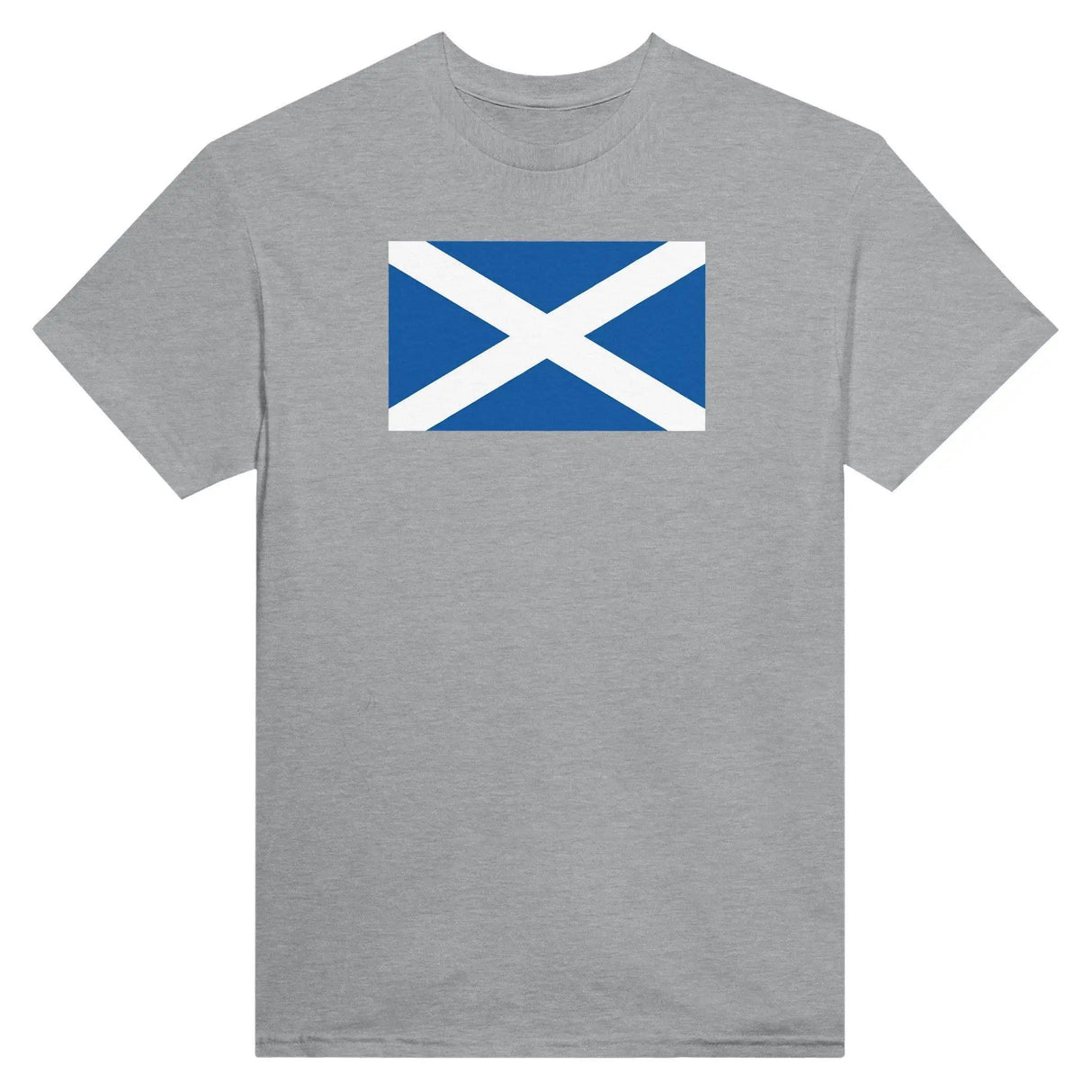 T-shirt drapeau écosse brodé coton mélangé élégant