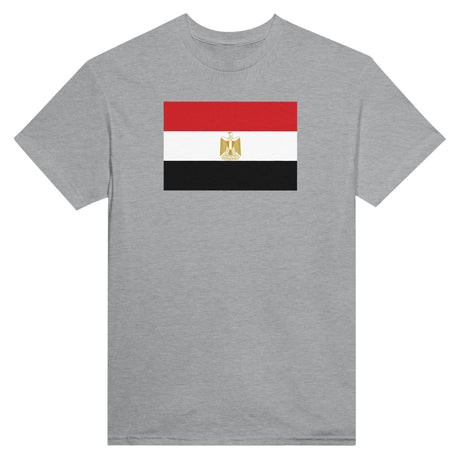 T-shirt drapeau égypte coton mélangé brodé élégant