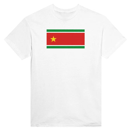 T-shirt drapeau guadeloupe brodé en coton mélangé