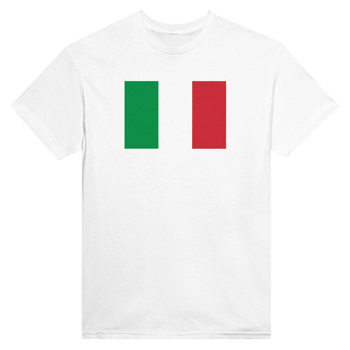 T-shirt drapeau italie brodé en coton mélangé élégant