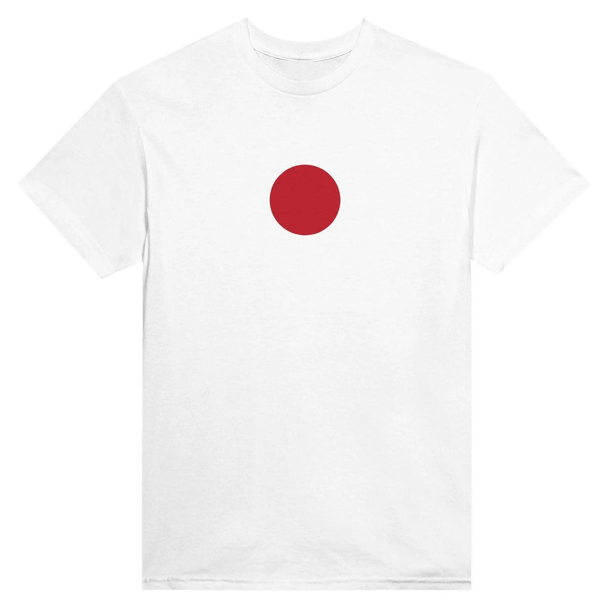 T-shirt drapeau japon coton mélangé brodé manches longues