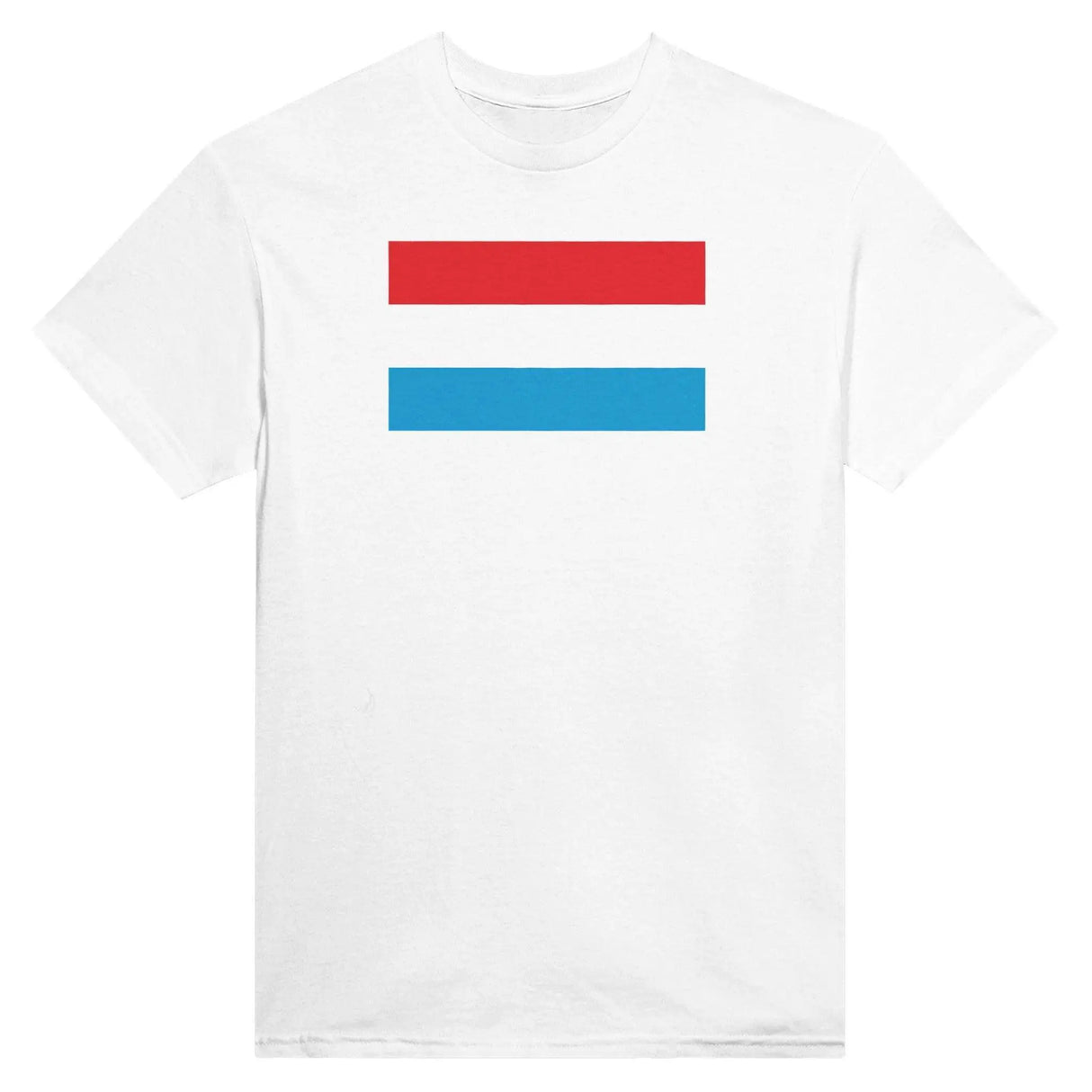 T-shirt drapeau luxembourg brodé coton mélangé élégant
