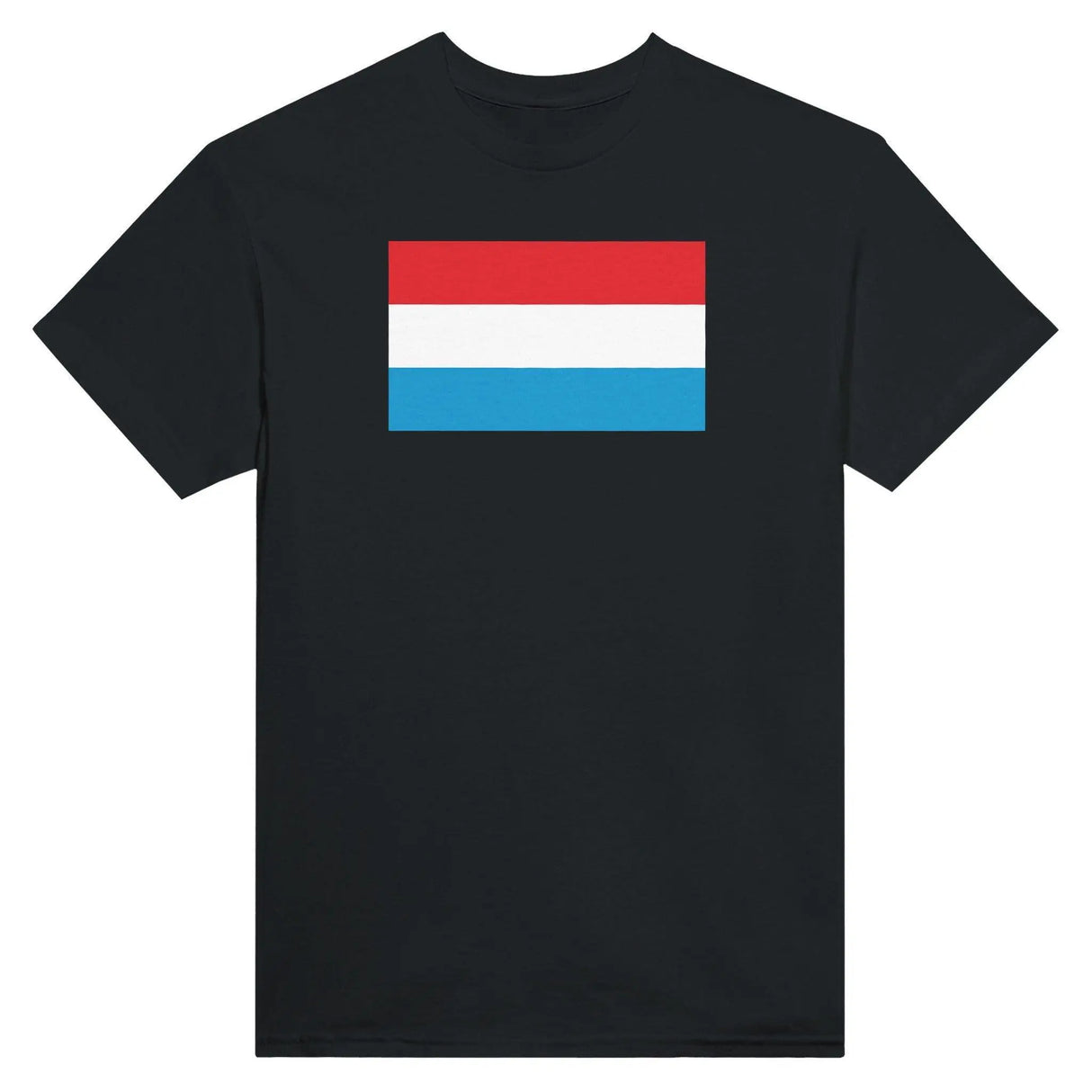 T-shirt drapeau luxembourg brodé coton mélangé élégant