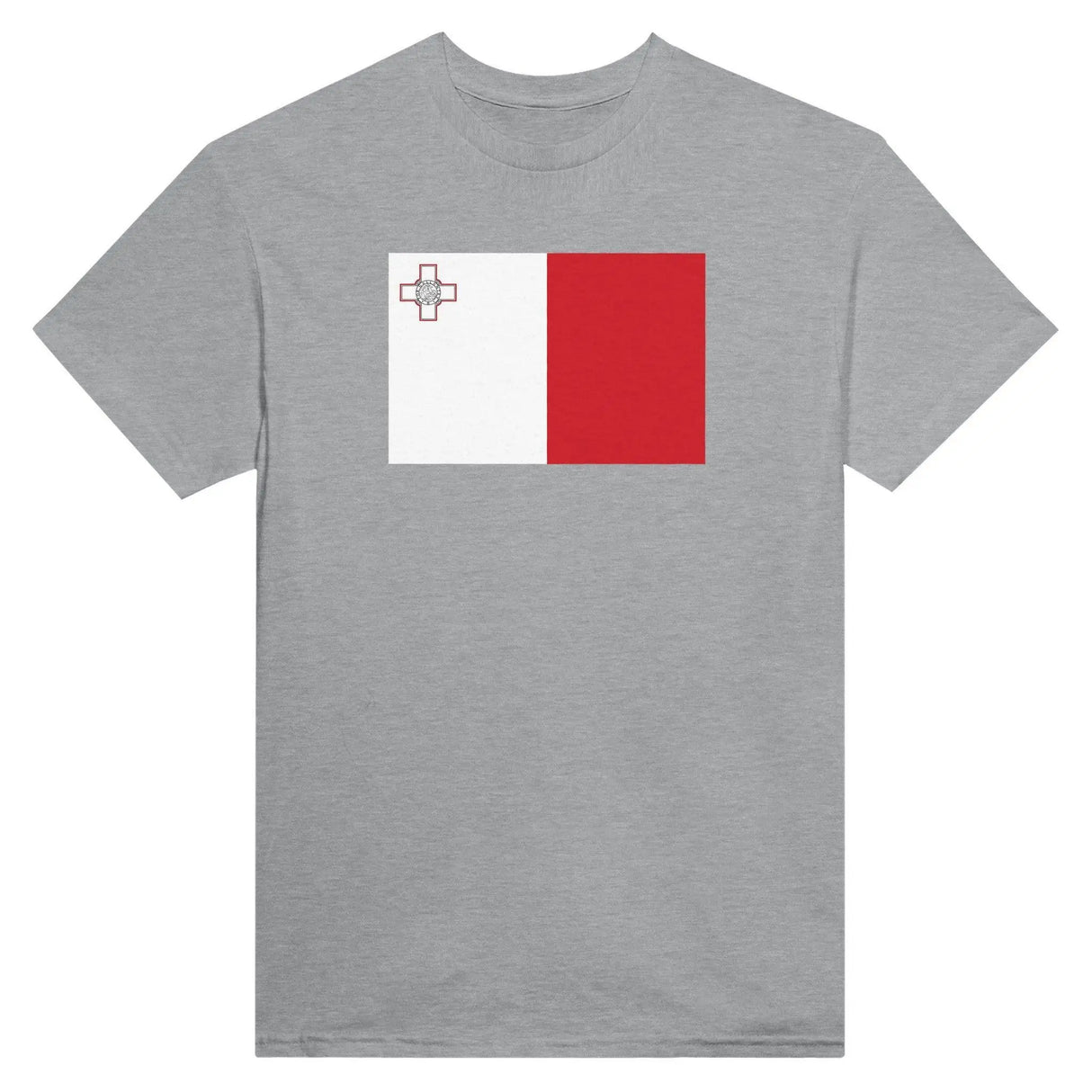 T-shirt drapeau malte coton mélangé brodé élégant