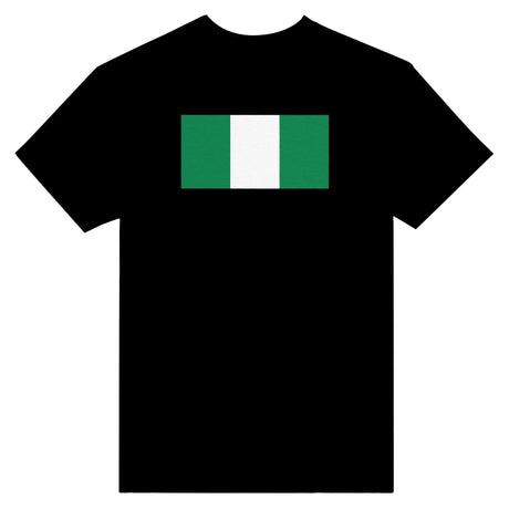 T-shirt drapeau nigeria brodé coton mélangé élégant