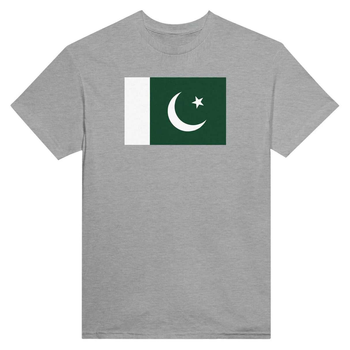 T-shirt drapeau pakistan brodé coton mélangé élégant