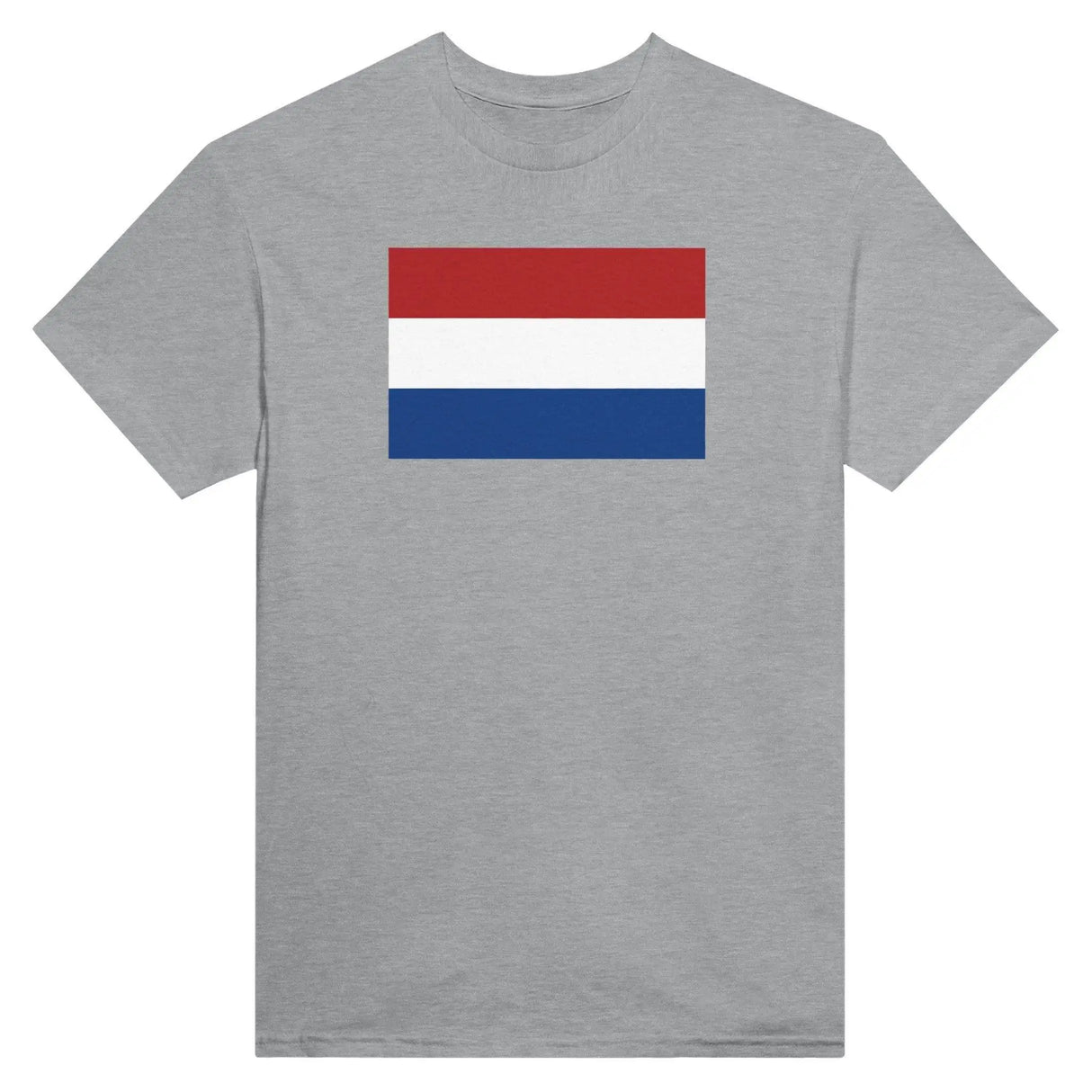 T-shirt drapeau pays-bas coton mélangé brodé élégant
